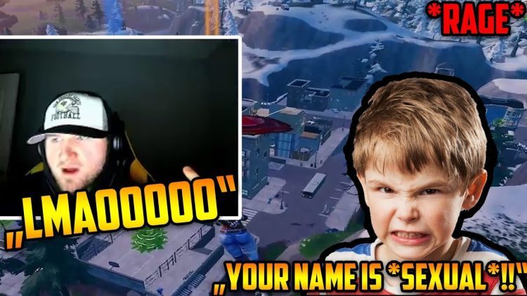 KID accuses TTHump of *SEXUAL* name! | Fortnite Clips
