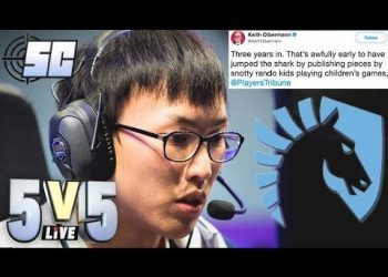 Keith Olbermann Doesn't Like Doublelift's Article | 5v5 Live Highlight  | LoL esports