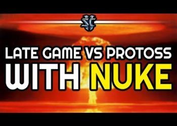 Late game vs Protoss with NUKE l StarCraft 2: Legacy of the Void Ladder l Crank