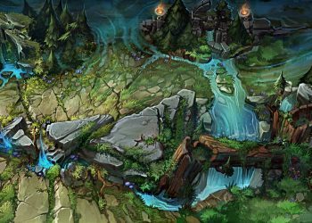 League Of Legends | Summoner Rift | Skin map | Sharp map