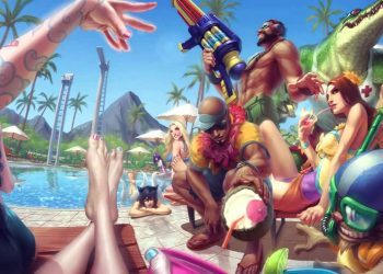 League of Legends POOL PARTY Login Screen