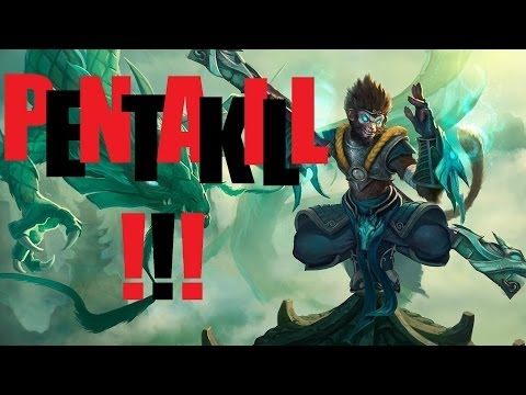League of Legends | Random Moments | WUKONG PENTAKILL!!!