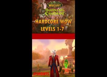 Levels 1-7 Hardcore TBC Classic #shorts
