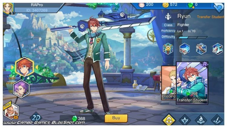 Light x Shadow 5v5: Ryun - Sun of Light (Fighter) Ranked Gameplay Android/iOS