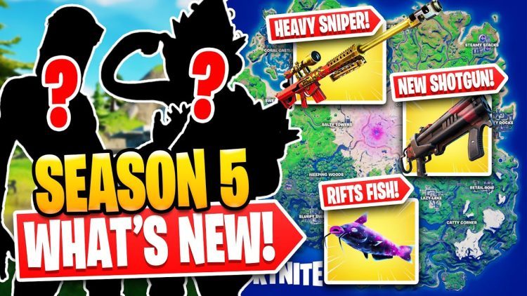 MASSIVE UPDATE: ALL New Fortnite Season 5 Map Changes, Weapons, Leaks & More!
