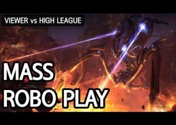 Mass robotics play vs Zerg l StarCraft 2: Legacy of the Void l Crank