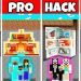Minecraft: FAMILY UNDERGROUND BASE HOUSE BUILD CHALLENGE - NOOB vs PRO vs HACKER vs GOD in Minecraft