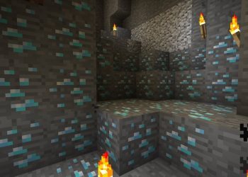 Minecraft - Spawning in Diamond caves in Survival mode (no mods/cheats)