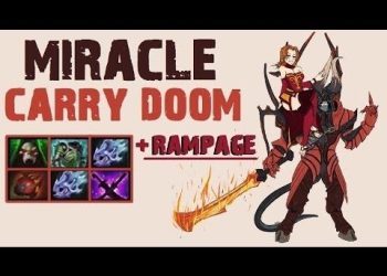Miracle amazing carry Doom - Ranked Gameplay Dota 2