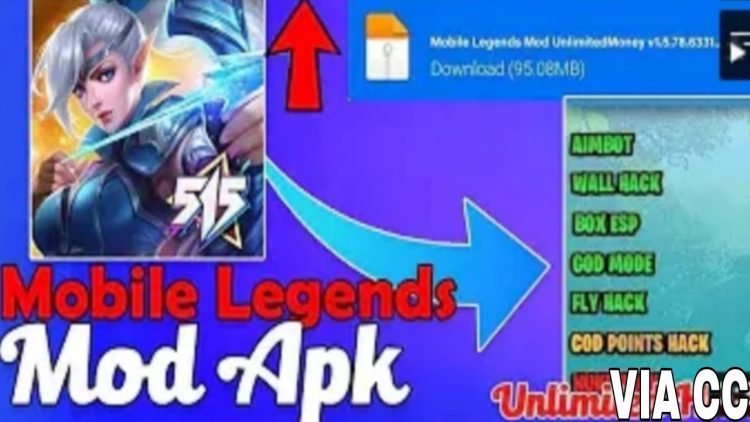 Mobile legends Hack Mobile legends Mod apk Unlimited money , diamonds hero unlocked 2 VIA CC