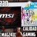 Monitor gaming de 144hz calidad / precio | msi optix G24C