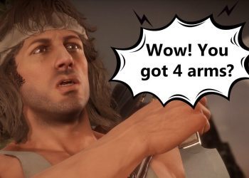 Mortal Kombat 11 - Rambo Meets Fighters for the First Time