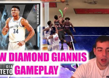 NEW DIAMOND GREEK FREAK GAMEPLAY! DUNKING MACHINE! | NBA 2K20 MY TEAM