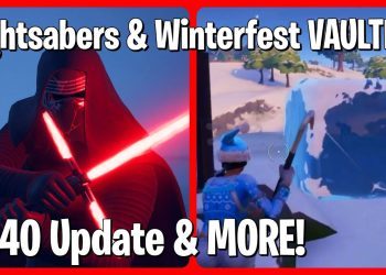 *NEW* Fortnite Update! Lightsabers & Winterfest VAULTED, 11.40 & MORE!