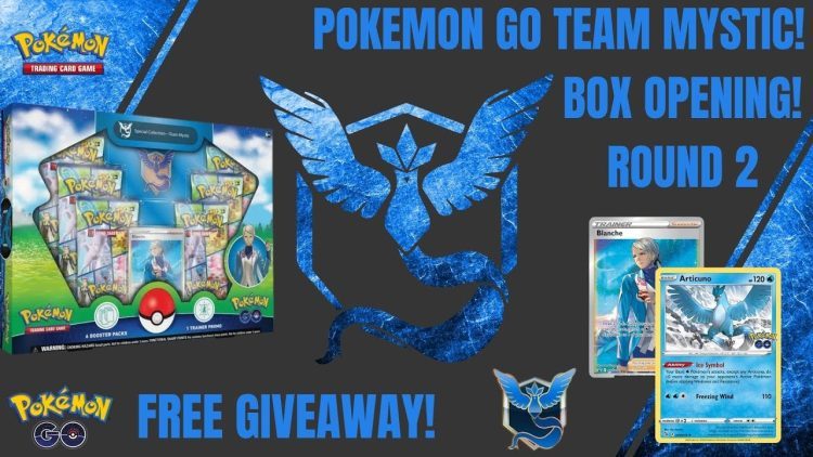 *NEW* Pokemon Card Opening - Pokemon Go Team Mystic Box Round 2 + Giveaway!!! Our Best Box Ever??!!