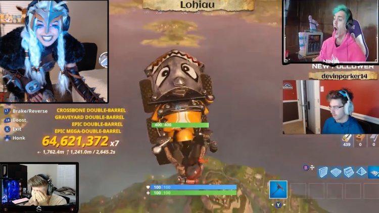 New World Record Stunt Score Fortnite Moments