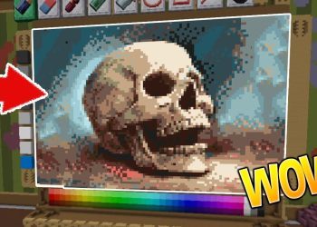 OMG HOW DID HE DO THAT?! (Minecraft Pixel Painters)