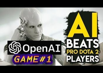 OpenAI FIVE vs TEAM HUMAN  ALLSTARS GAME 1  | Benchmark DOTA 2