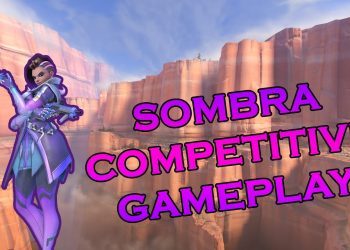 Overwatch: COMPETITIVE SOMBRA GAMEPLAY! - 2800 Platinum - gold elims
