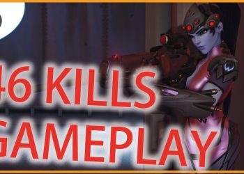 Overwatch Gameplay Widowmaker || 46 KILLS INSANE PLAYS