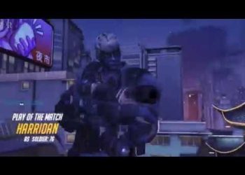 Overwatch: POTG Harridan#1602 | Soldier 76 Lijiang Tower HD