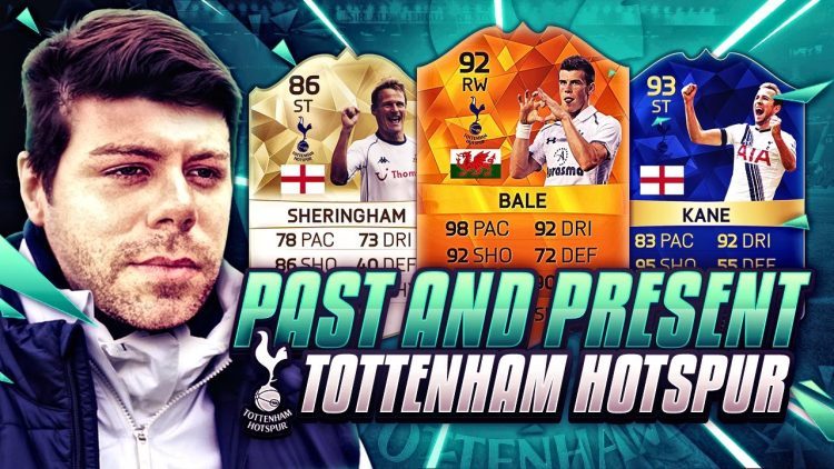 PAST AND PRESENT TOTTENHAM HOTSPUR SQUAD BUILDER - FIFA 16 Ultimate Team - MOTM BALE