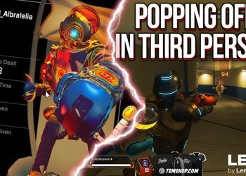 POPPING OFF IN THE NEW THIRD PERSON MODE IN APEX LEGENDS!!! | Albralelie