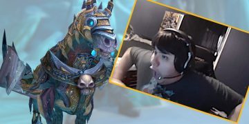 Player farms a super rare mount in WoW