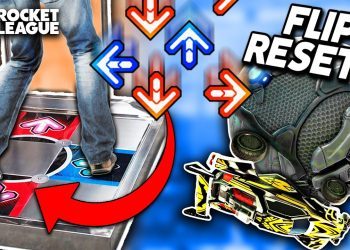Playing Rocket League on a DANCE MAT