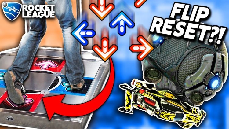 Playing Rocket League on a DANCE MAT