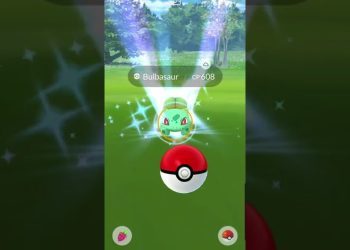 Pokemon Go Catching A Bulbasaur!
