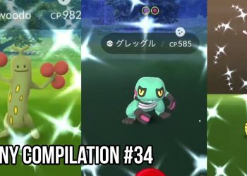 PokemonGO Shiny Encounter Compilation #34