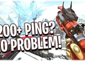 Poppin' off with OVER 200 Ping!! (Apex Legends PS4)