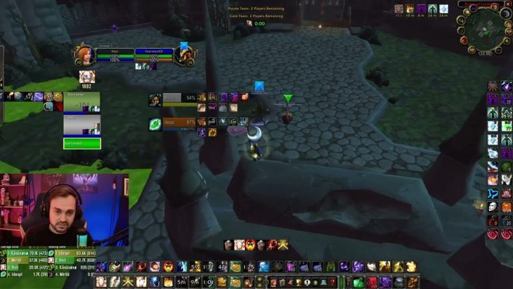Priest Hunter vs Druid Rogue (Mir and Desp)