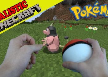 REALISTIC MINECRAFT - Pokemon GO - [S:1 Ep.1] Charizard Vs Mewtwo Epic Battle Scene