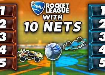 ROCKET LEAGUE, BUT THERE ARE 10 GOALS