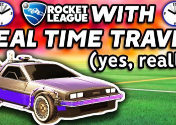 ROCKET LEAGUE, BUT YOU TRAVEL BACK IN TIME (for real)