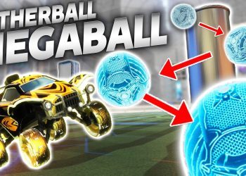 ROCKET LEAGUE TETHERBALL, BUT THE BALL GETS BIGGER!