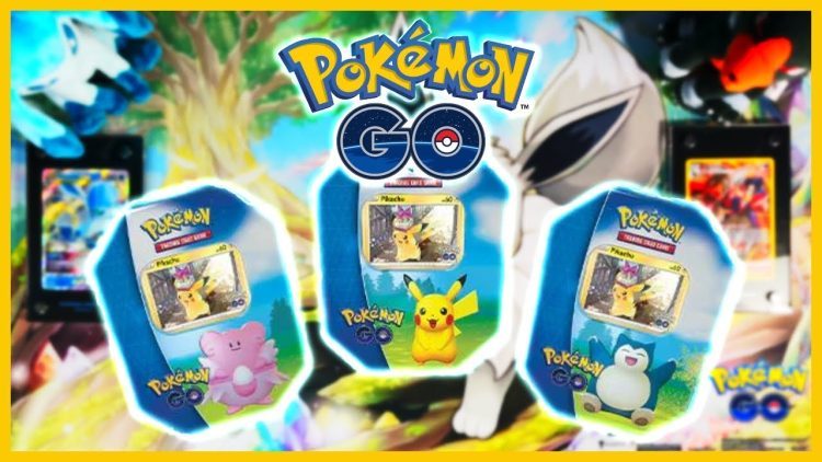 *Radiant + Full Art!* Pokemon Go Gift Tin Set: Pikachu, Snorlax, Blissey *OPENING*