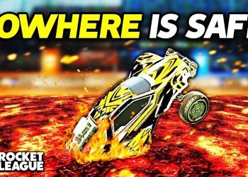 Rocket League, but NOWHERE is safe.