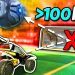 Rocket League, but only EXTREMELY FAST goals can go in