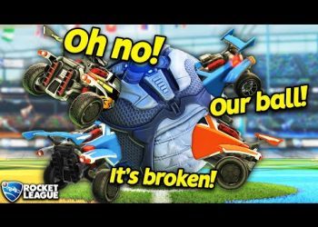 Rocket League, but the BALL IS BROKEN