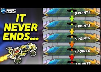 Rocket League, but the DEEPER you go, the MORE you SCORE