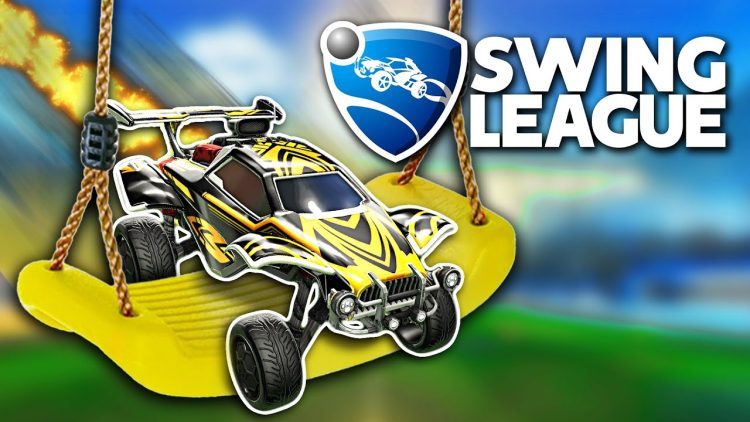 Rocket League, but the FIELD is a GIANT SWING