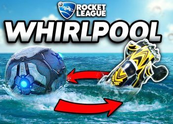 Rocket League, but the FIELD is a WHIRLPOOL
