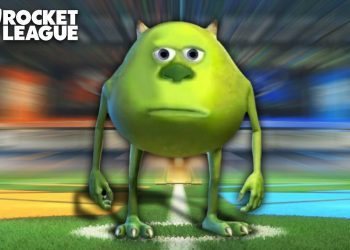 Rocket League, but the ball is Mike Wazowski