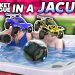 Rocket League, but we're INSIDE A JACUZZI