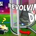 Rocket League, but we're inside a REVOLVING DOOR