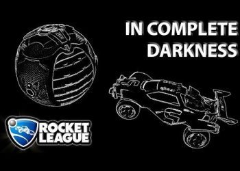Rocket League in COMPLETE Darkness! Pitch Black Field Mode