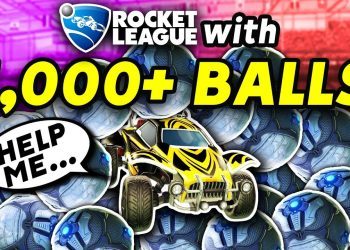 Rocket League with 1000+ balls: Is it playable?